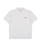 Lacoste Classic Fit Knit Polo Shirt White Polo Shirt AH1043-00 70V | Overkill
