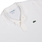 Lacoste Classic Fit Knit Polo Shirt White Polo Shirt AH1043-00 70V Detailfoto | Overkill
