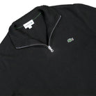 Lacoste Zipped High Neck Wool Sweater Black Sweatshirt AH3052-00 031 Detailfoto | Overkill
