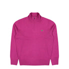 Lacoste Zipped High Neck Wool Sweater Violet Chine Sweatshirt AH3052-00 ZK2 | Overkill
