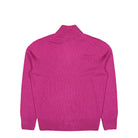 Lacoste Zipped High Neck Wool Sweater Violet Chine Sweatshirt AH3052-00 ZK2 Close-up | Overkill
