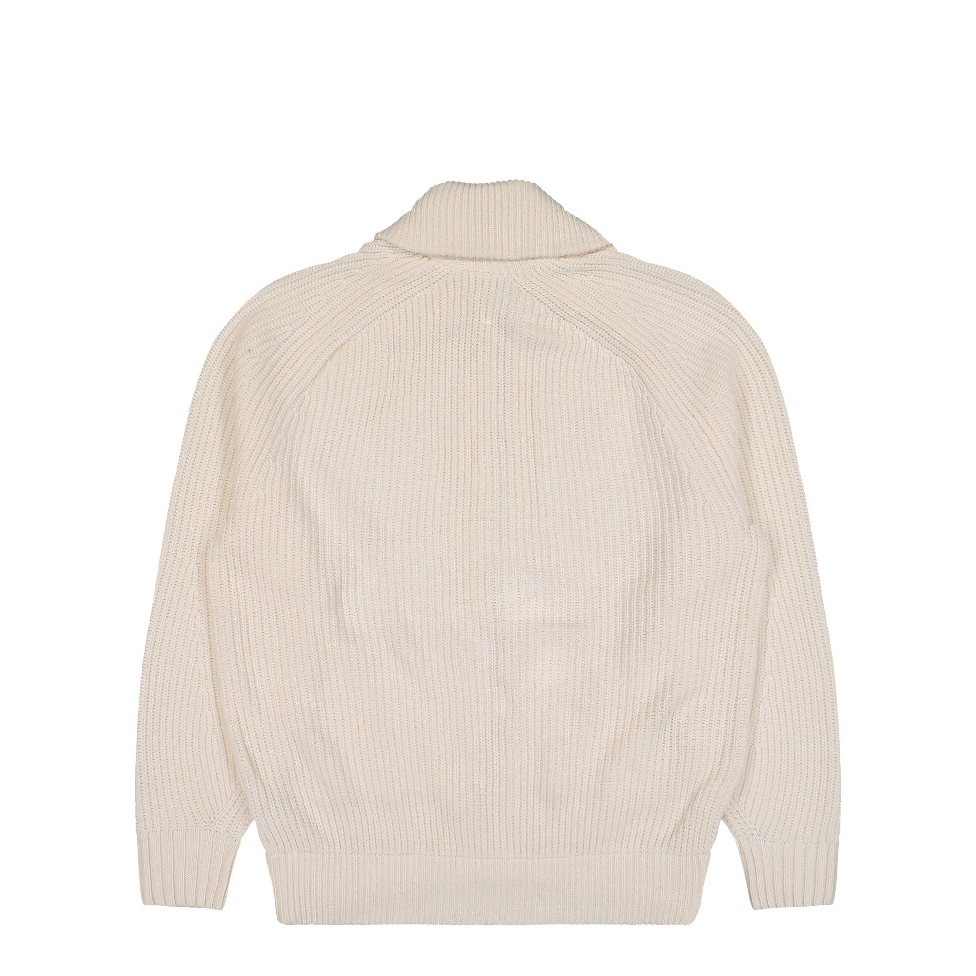 Lacoste High Neck Full-Zip Heavy Wool Sweater Lapland Cardigans AH5175-00 XFJ Close-up | Overkill
