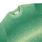 Lacoste Alpaca Ombré-Effekt Pullover Green / White Sweatshirts Close-up | Overkill