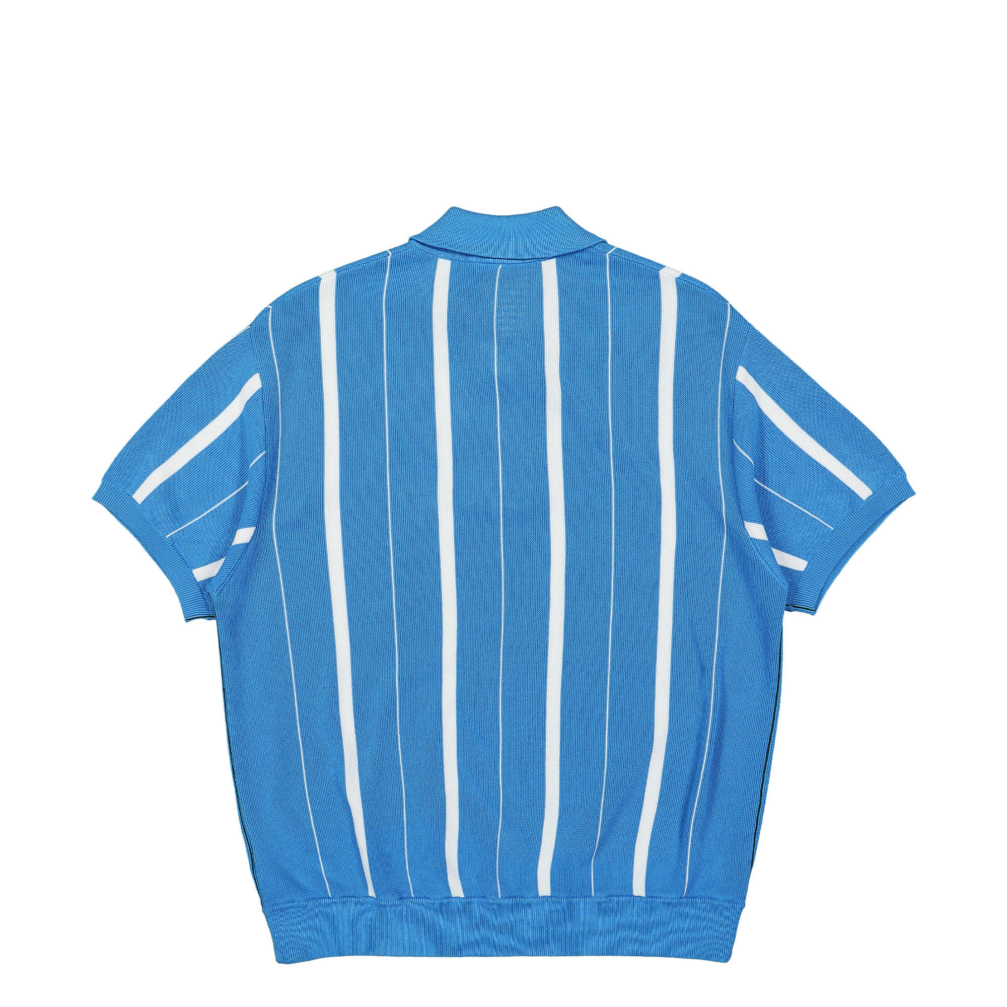 Lacoste Striped Polo Shirt Blue / White Polo Shirts Material | Overkill