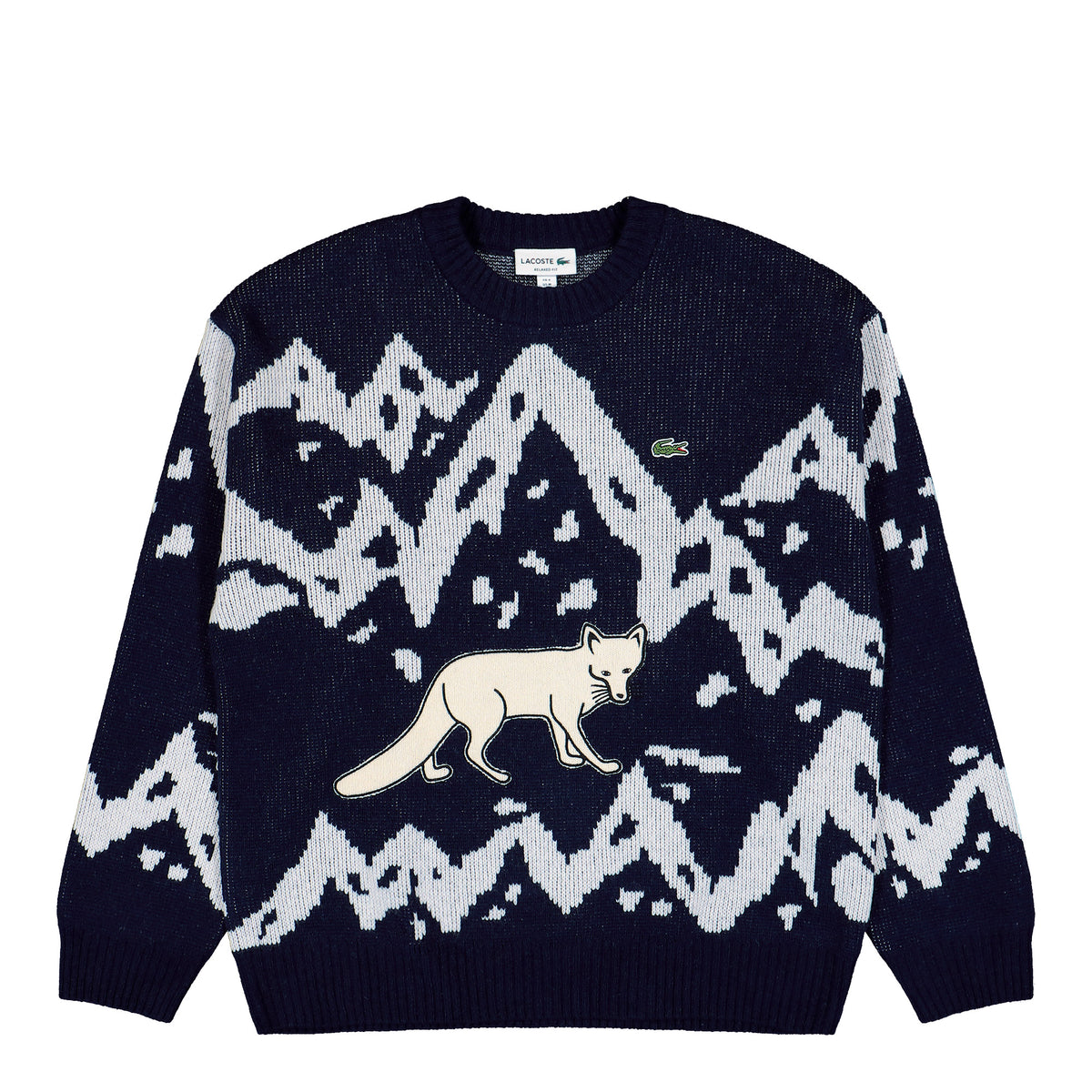 Lacoste Crewneck Sweatshirt Marine Sweatshirt AH9909-00 HHW | Overkill
