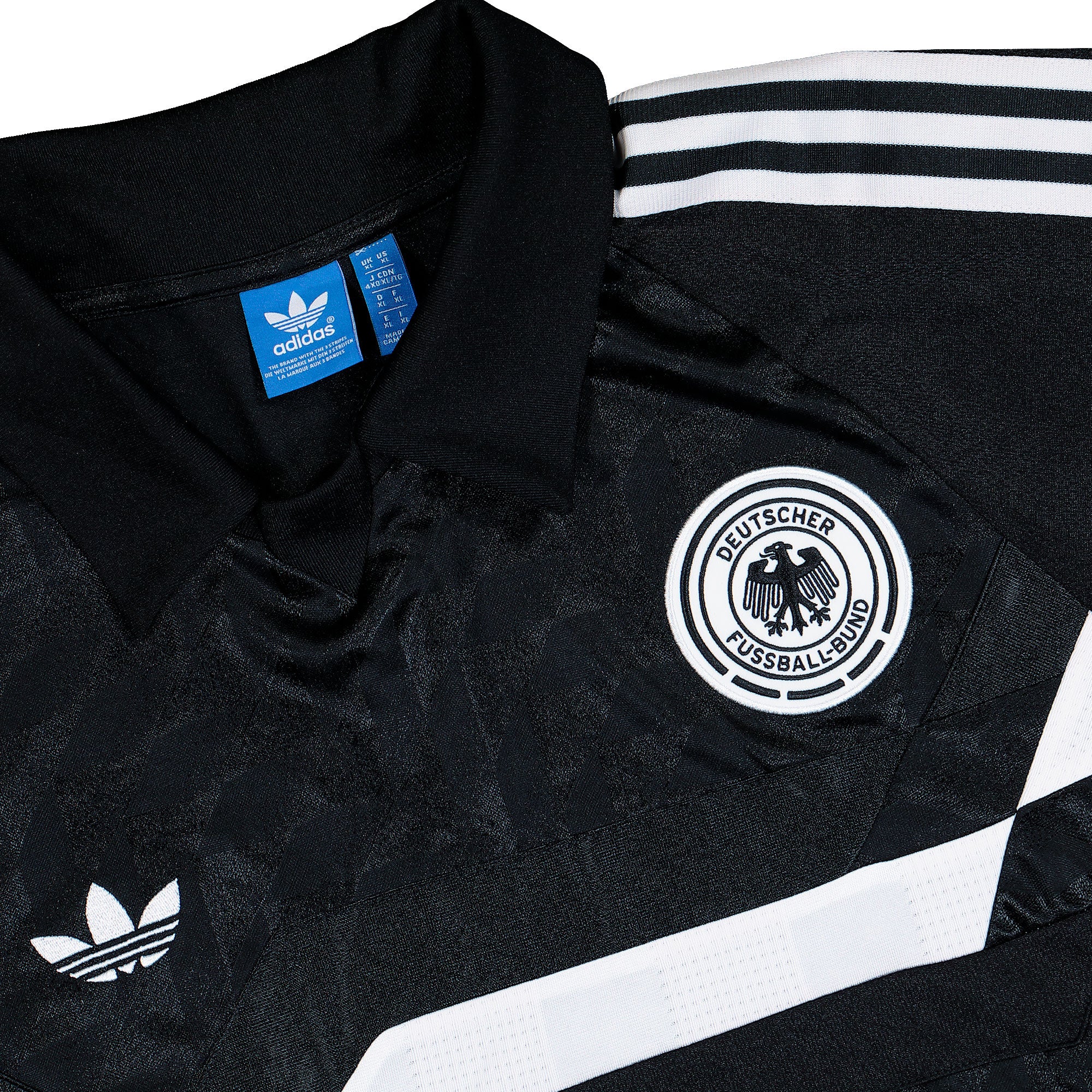 adidas DFB Germany Away Jersey JR Black T-Shirts AJ8022 Detailfoto | Overkill

