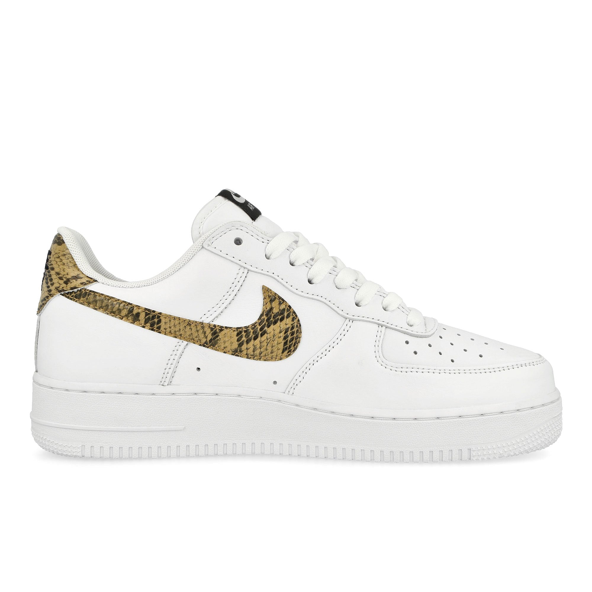 Nike Air Force 1 Low Retro Premium QS White / Elemental Gold - Dark Hazel - Black Low Top Sneakers  Silhouette | Overkill