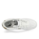 Nike Air Force 1 Low Retro Premium QS White / Elemental Gold - Dark Hazel - Black Low Top Sneakers  Detailfoto | Overkill
