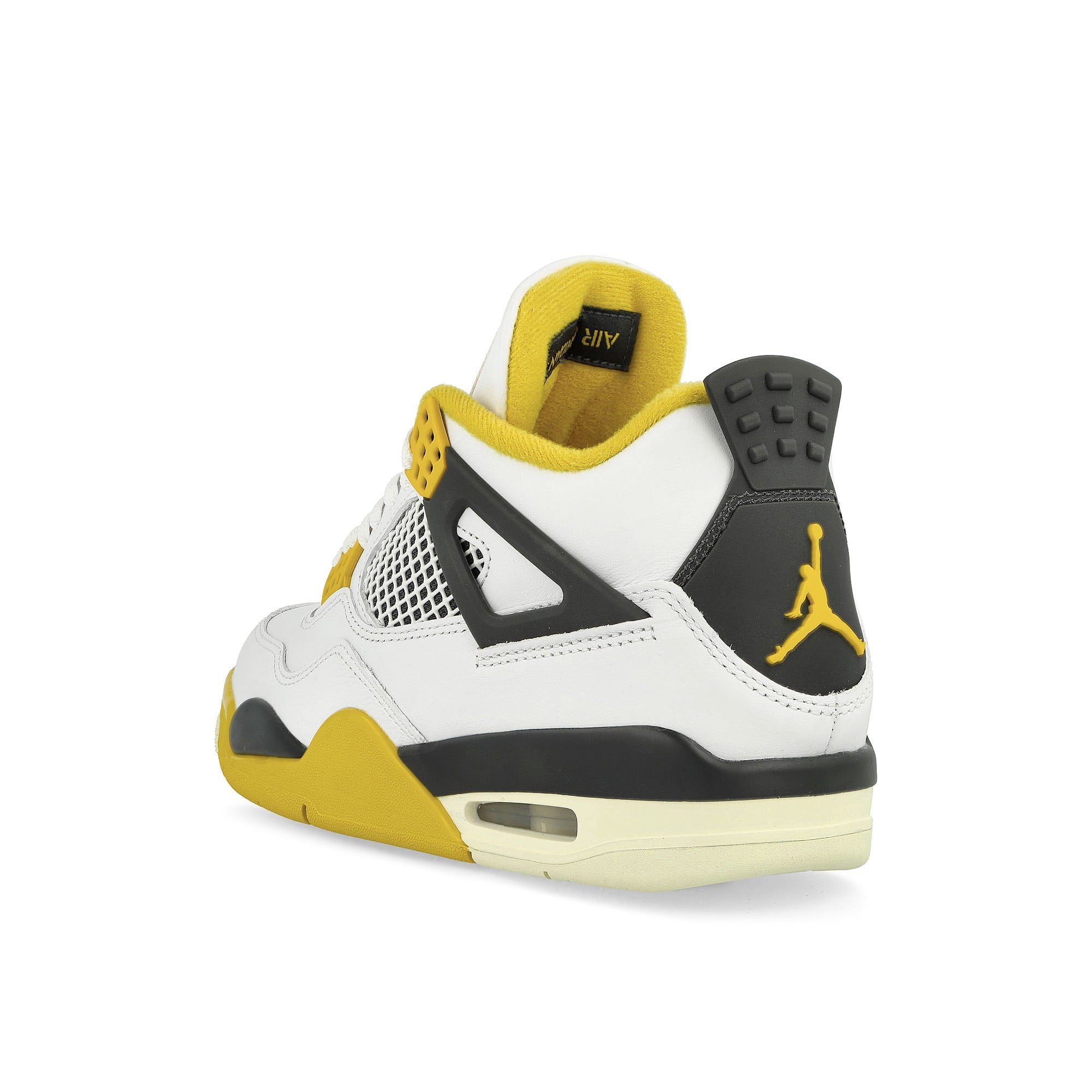 Jordan Wmns Air Jordan 4 Retro White / Coconut Milk - Vivid Sulfur High Top Sneakers  Material | Overkill