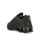 Nike Wmns Shox R4 Black / Black - Black - Max Orange Low Top Sneakers  Material | Overkill