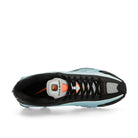 Nike W Shox R4 Blue Tint / Metallic Silver- Total Orange Low Top Sneakers  Detailfoto | Overkill