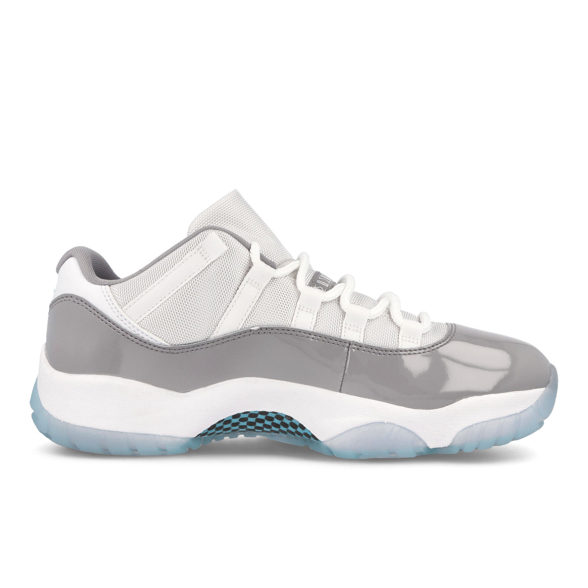 Jordan Air Jordan 11 Retro Low White-University Blue - Cement Grey Low Top Sneakers  Silhouette | Overkill