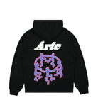 Arte Antwerp Harmon Back Pixel Dancers Hoodie Black Hoodies Close-up | Overkill
