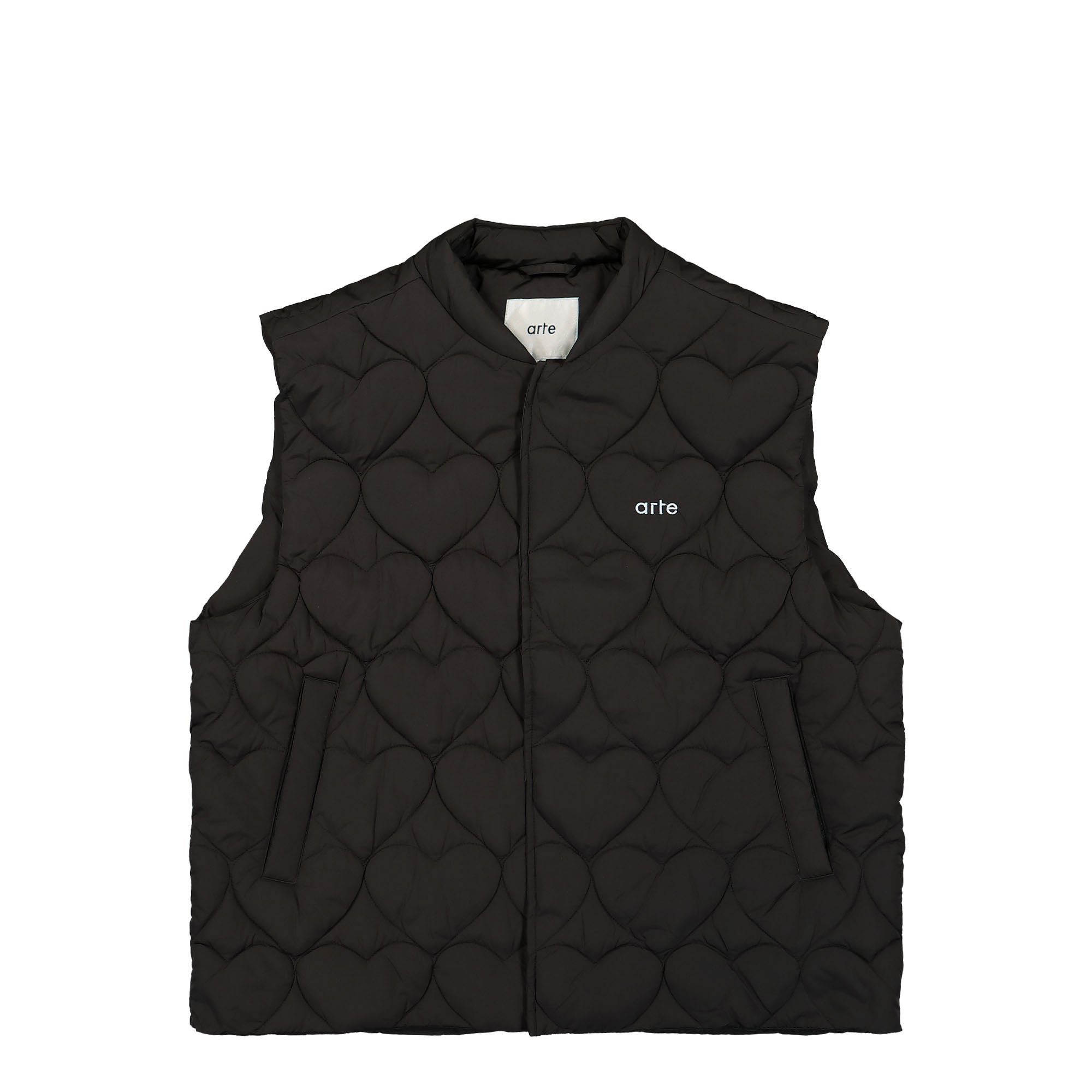 Arte Antwerp Vince Heart Vest Black Vests AW23-111V / Black | Overkill