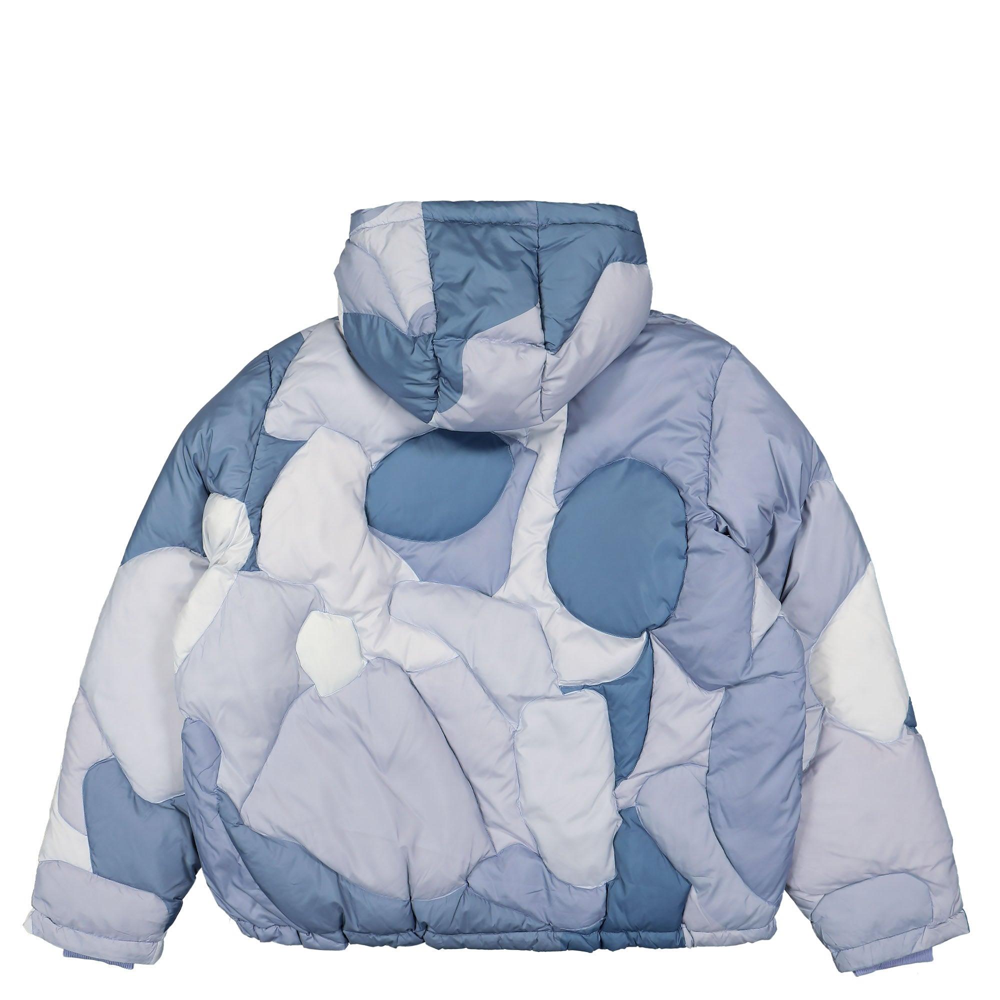 Kidsuper Studios Kissing Puffer Jacket Blue Puffer Jackets Material | Overkill