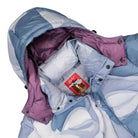Kidsuper Studios Kissing Puffer Jacket Blue Puffer Jackets Close-up | Overkill