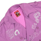 Kidsuper Studios Embroidered Trench Coat Plum Coats Close-up | Overkill