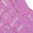 Kidsuper Studios Embroidered Trench Coat Plum Coats Detailfoto | Overkill