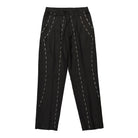 Kidsuper Studios Hand Embroidered Suit Bottom Black Casual Pants AW23-SUB-3 | Overkill