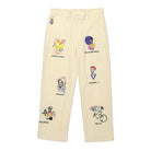 Kidsuper Studios Museum Embroidered Cord Pants Cream Casual Pants AW23-PT-14 | Overkill
