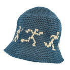 Kidsuper Studios Running Guys Crochet Hat Blue Bucket Hats AW23-HDW-01 | Overkill