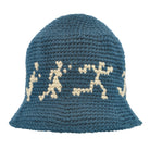 Kidsuper Studios Running Guys Crochet Hat Blue Bucket Hats Detailfoto | Overkill