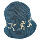 Kidsuper Studios Running Guys Crochet Hat Blue Bucket Hats Detail view 1 | Overkill