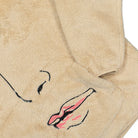 Kidsuper Studios Embroidered Fleece 3/4 Zip Cream Sweatshirts Detailfoto | Overkill