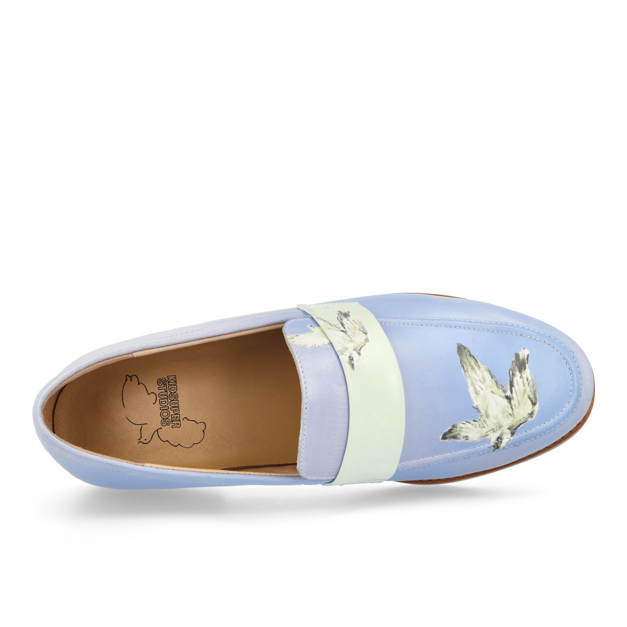 Kidsuper Studios Printed Loafer Blue Loafers & Lace ups  Detail View 1 | Overkill