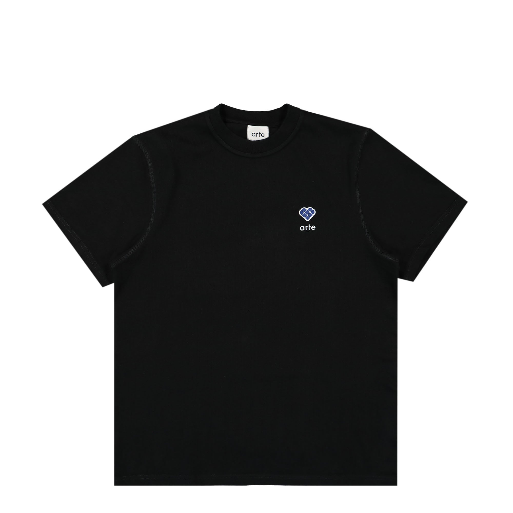 Arte Antwerp Tommy Heart Patch T-Shirt Black T-Shirts AW23-059T / Black | Overkill
