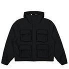 Arte Antwerp 3D Pockets Hooded PES Jacket Black Jackets AW24-047J | Overkill