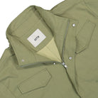 Arte Antwerp Flower Embroidery Jacket Olive Green Jackets Close-up | Overkill