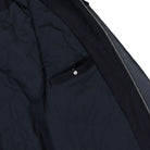 Arte Antwerp Embroidered Flower Varsity Jacket Navy Bomber & Varsity Jackets Detail view 1 | Overkill