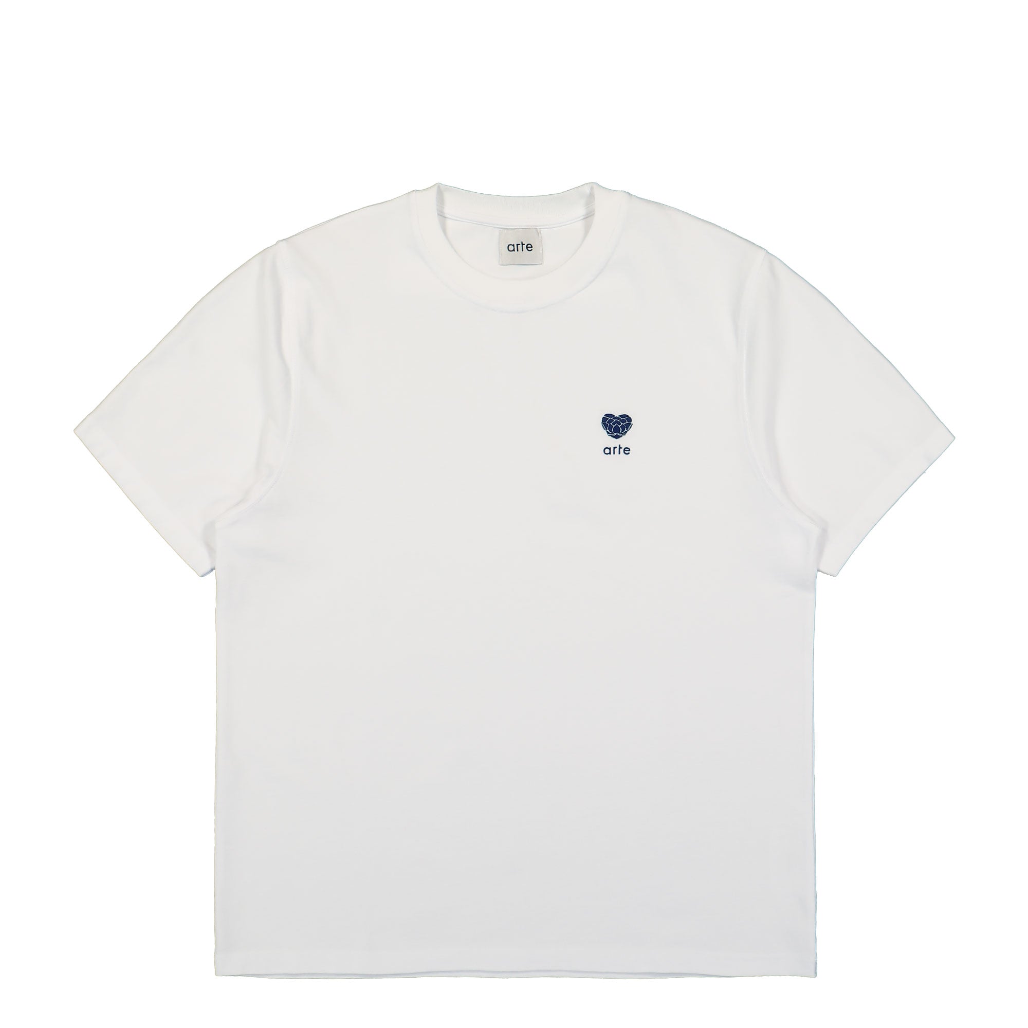 Arte Antwerp Heart Logo T-Shirt White T-Shirts AW24-111T-WHT | Overkill