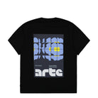 Arte Antwerp Flower Poster T-Shirt Black T-Shirts Close-up | Overkill