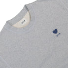 Arte Antwerp Heart Flower Crewneck Sweatshirt Grey Sweatshirts Close-up | Overkill