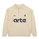 Arte Antwerp Football Knit Cream Sweatshirts AW24-154K | Overkill