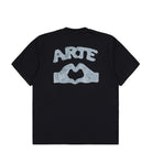Arte Antwerp Diels Stitch T-Shit Black T-Shirts AW25-094T Close-up | Overkill