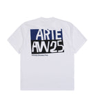 Arte Antwerp Cut Out Print T-Shirt White T-Shirts AW25-221T Close-up | Overkill