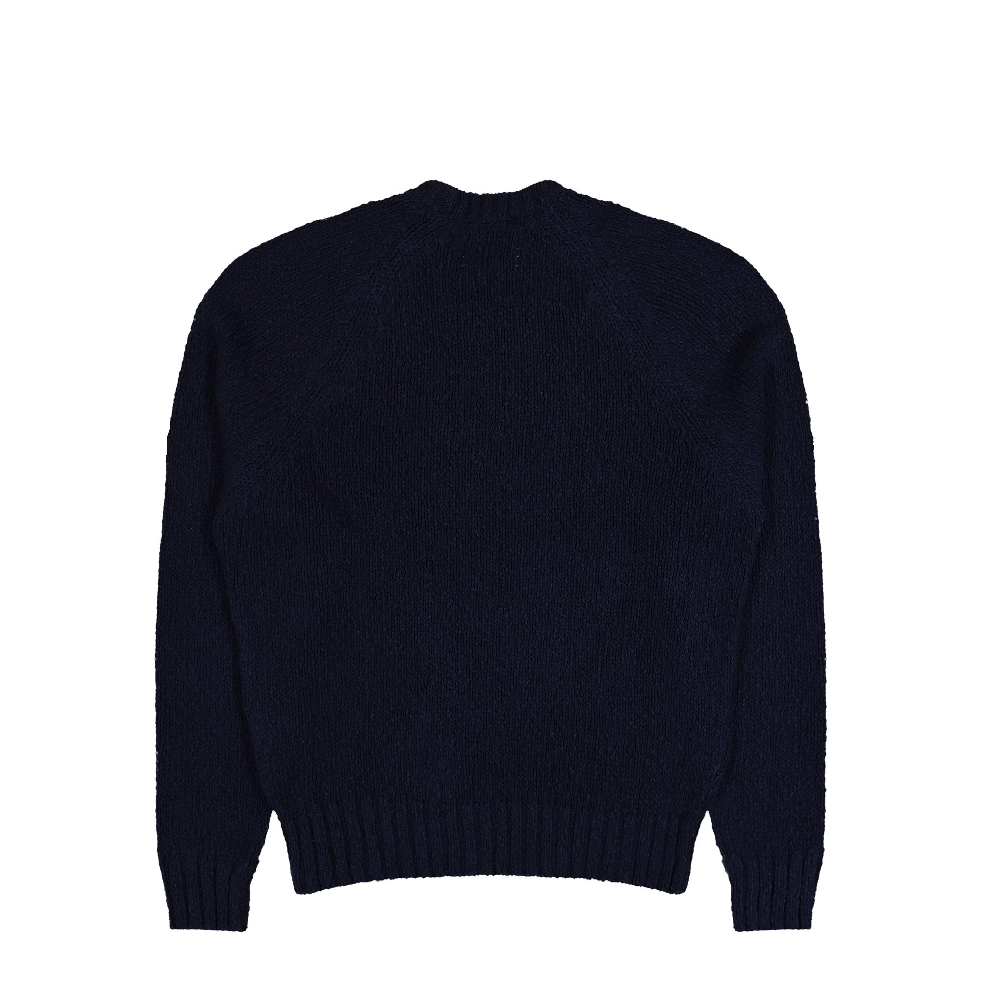 Arte Antwerp Pixel Front Knit Navy Sweatshirts AW25-226K / Navy Close-up | Overkill
