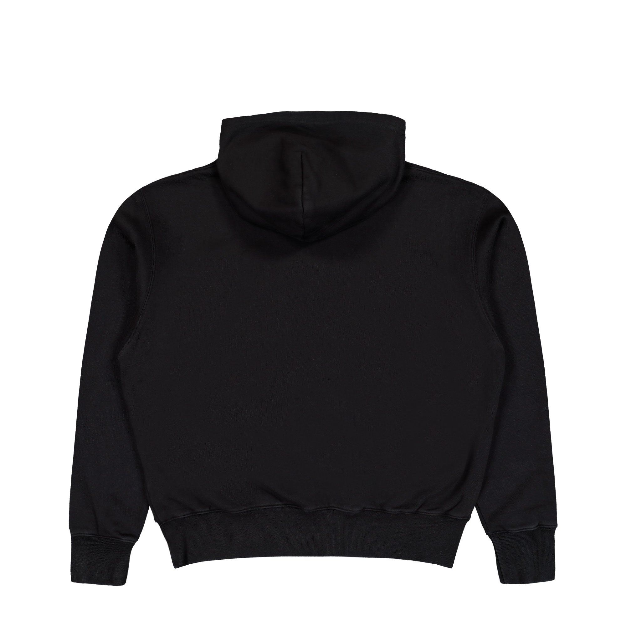 Boiler Room Lights On Hood Black Hoodies AW25HD11BLK Close-up | Overkill