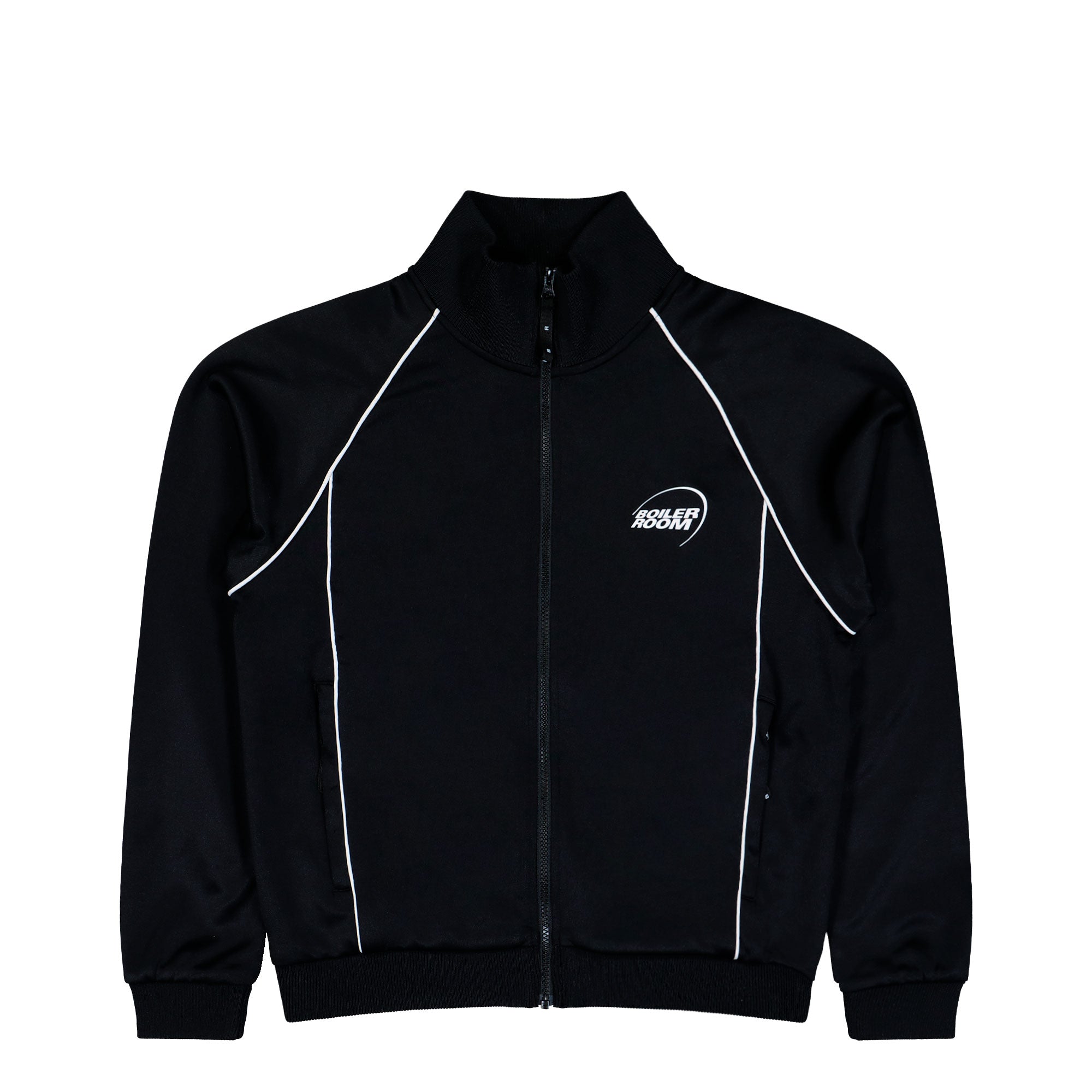 Boiler Room Track Jacket Black Track Jackets AW25JK05BLK | Overkill