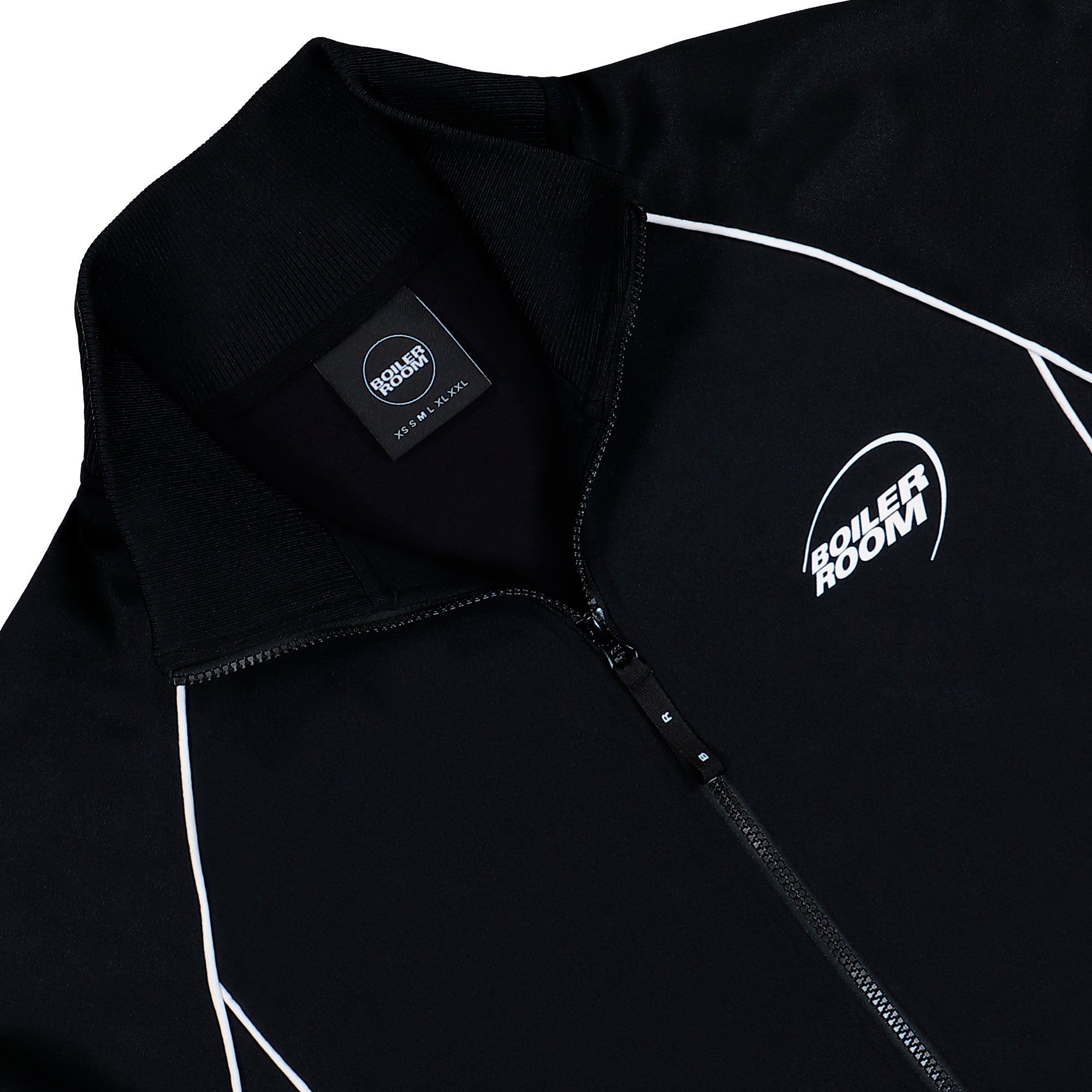 Boiler Room Track Jacket Black Track Jackets AW25JK05BLK Detailfoto | Overkill