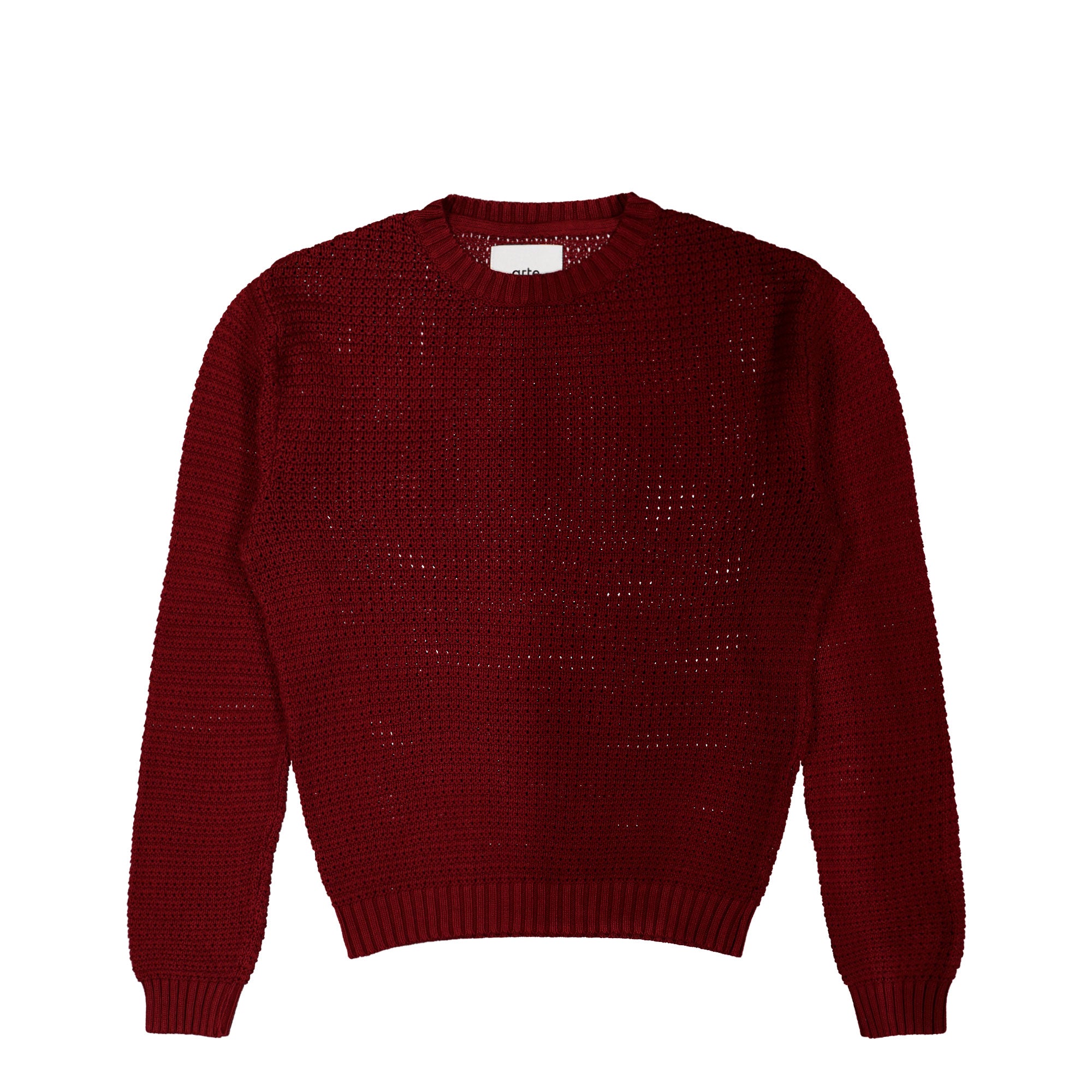 Arte Antwerp Polyform Sunfade Knit Bordeaux Sweatshirts AW26-062K | Overkill