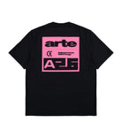 Arte Antwerp Pink Serial T-Shirt Black T-Shirt AW26-122T Detailfoto | Overkill
