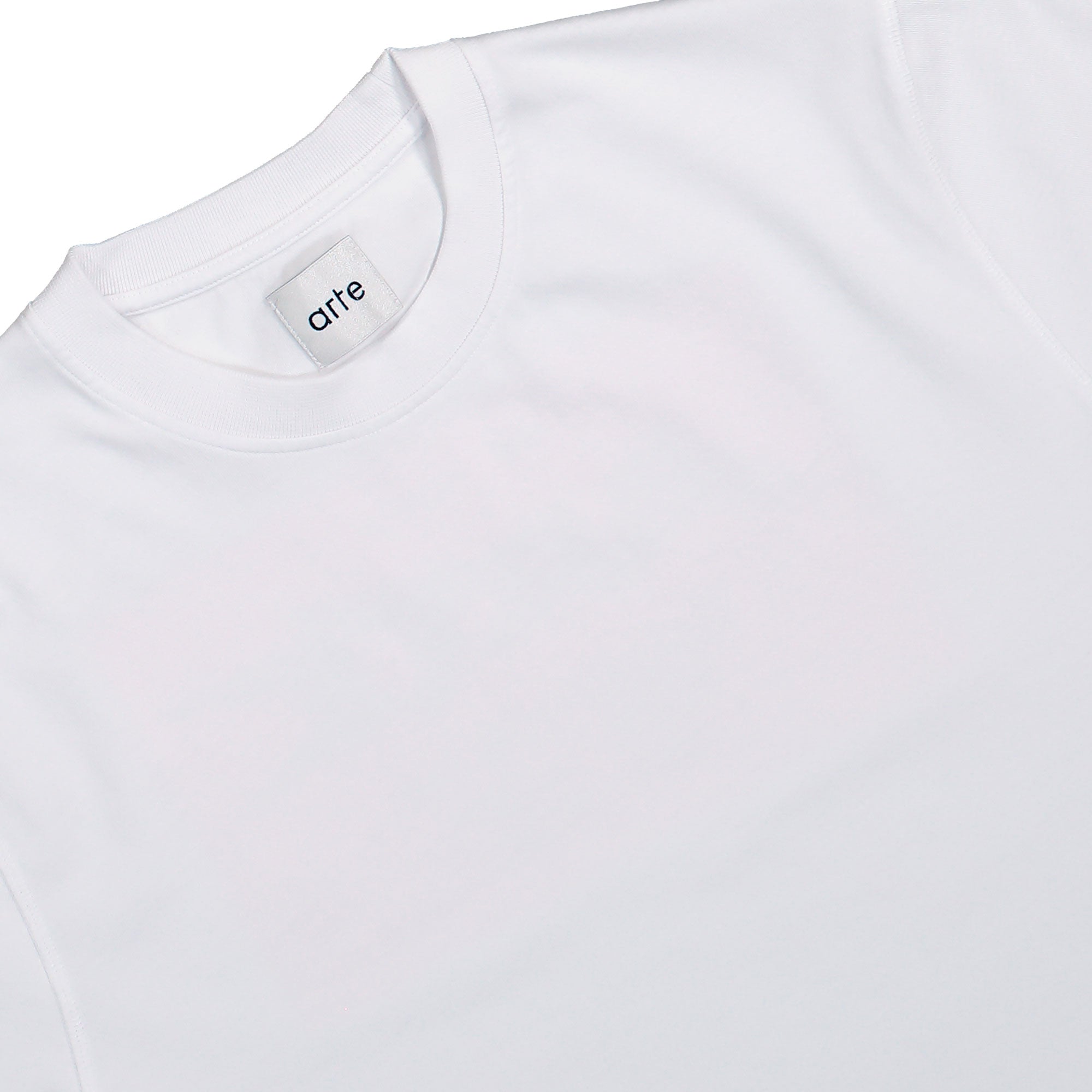 Arte Antwerp Composition T-Shirt White T-Shirt AW26-124T Close-up | Overkill
