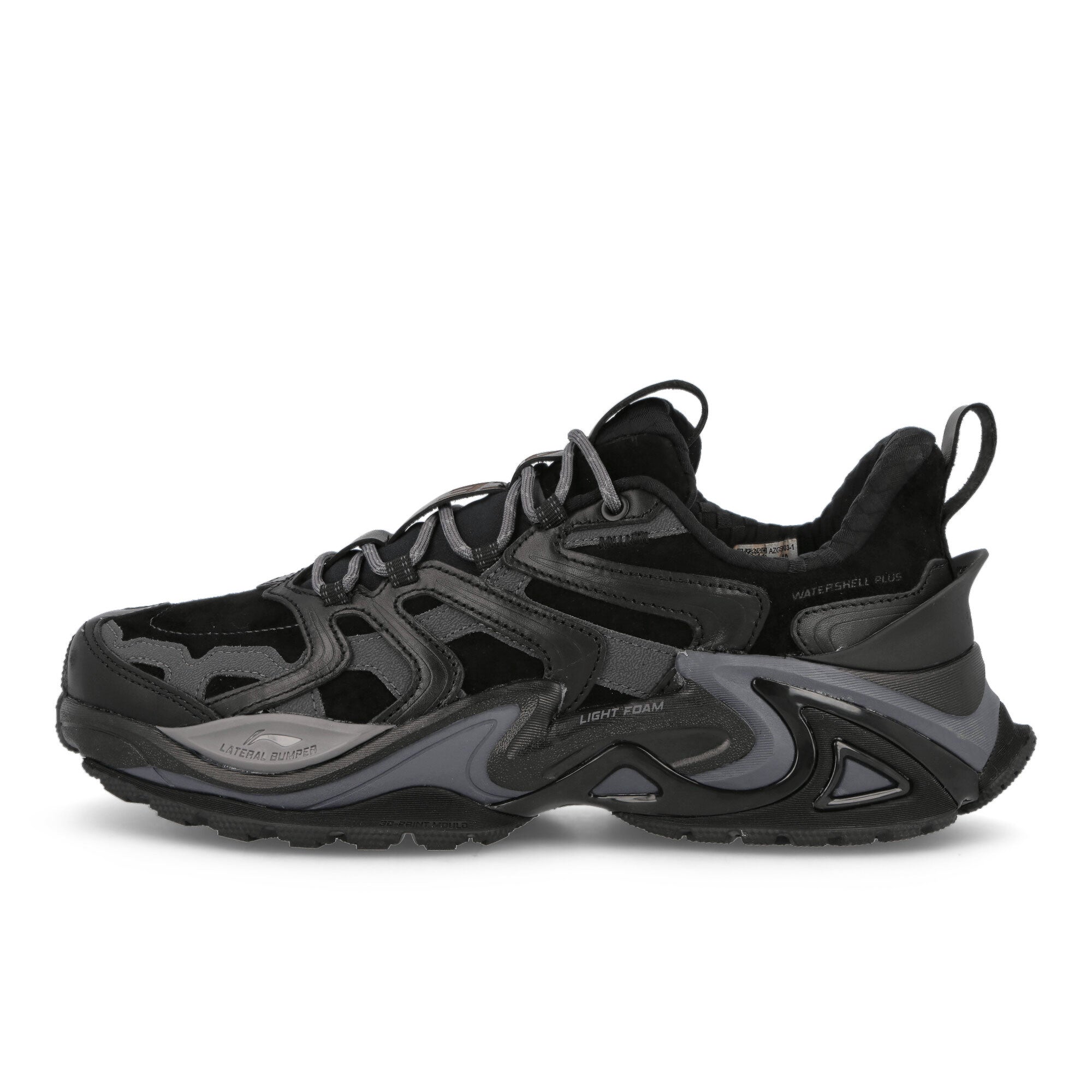Li-Ning X-Claw Ace Black Low Top Sneakers AZGS103-1 | Overkill