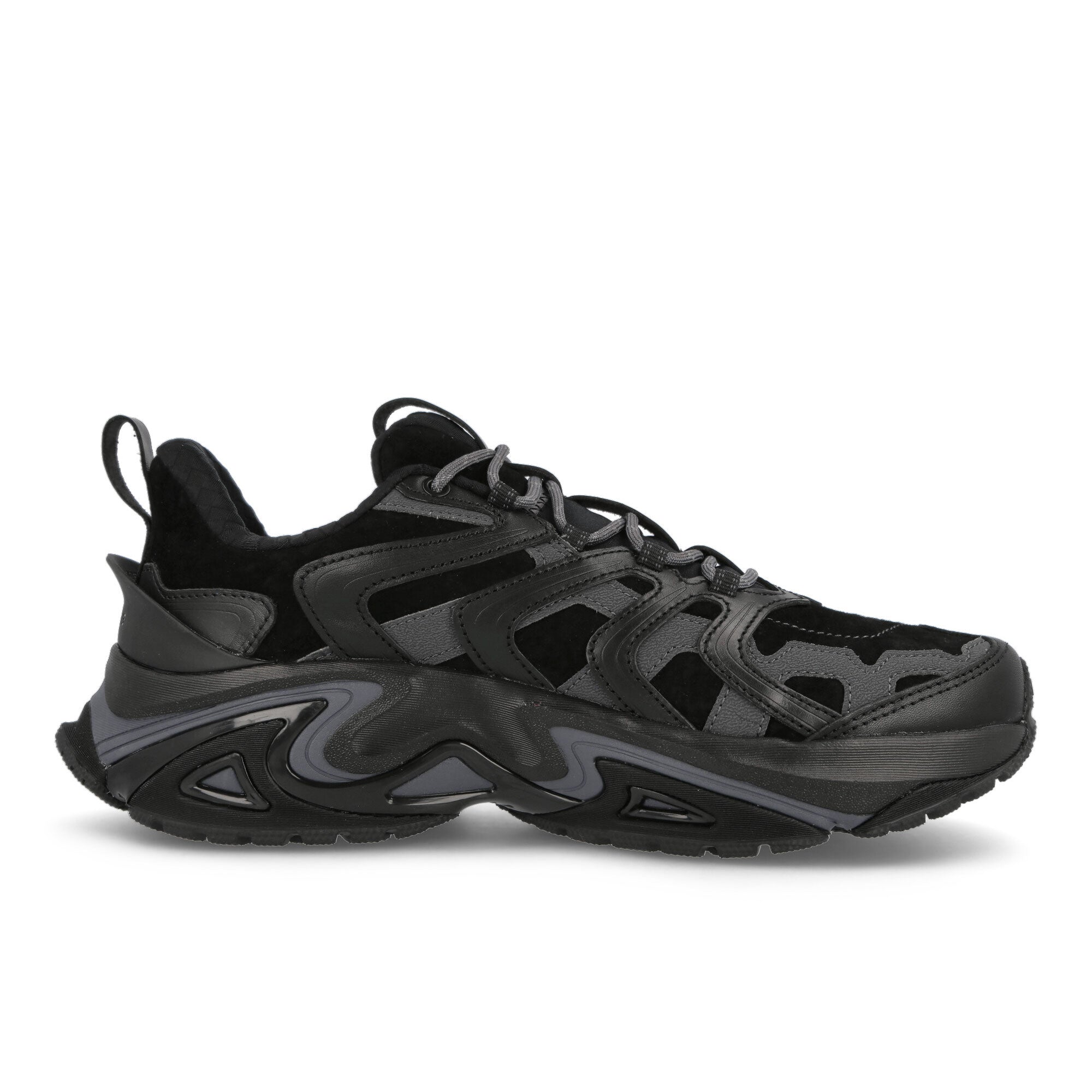 Li-Ning X-Claw Ace Black Low Top Sneakers  Silhouette | Overkill