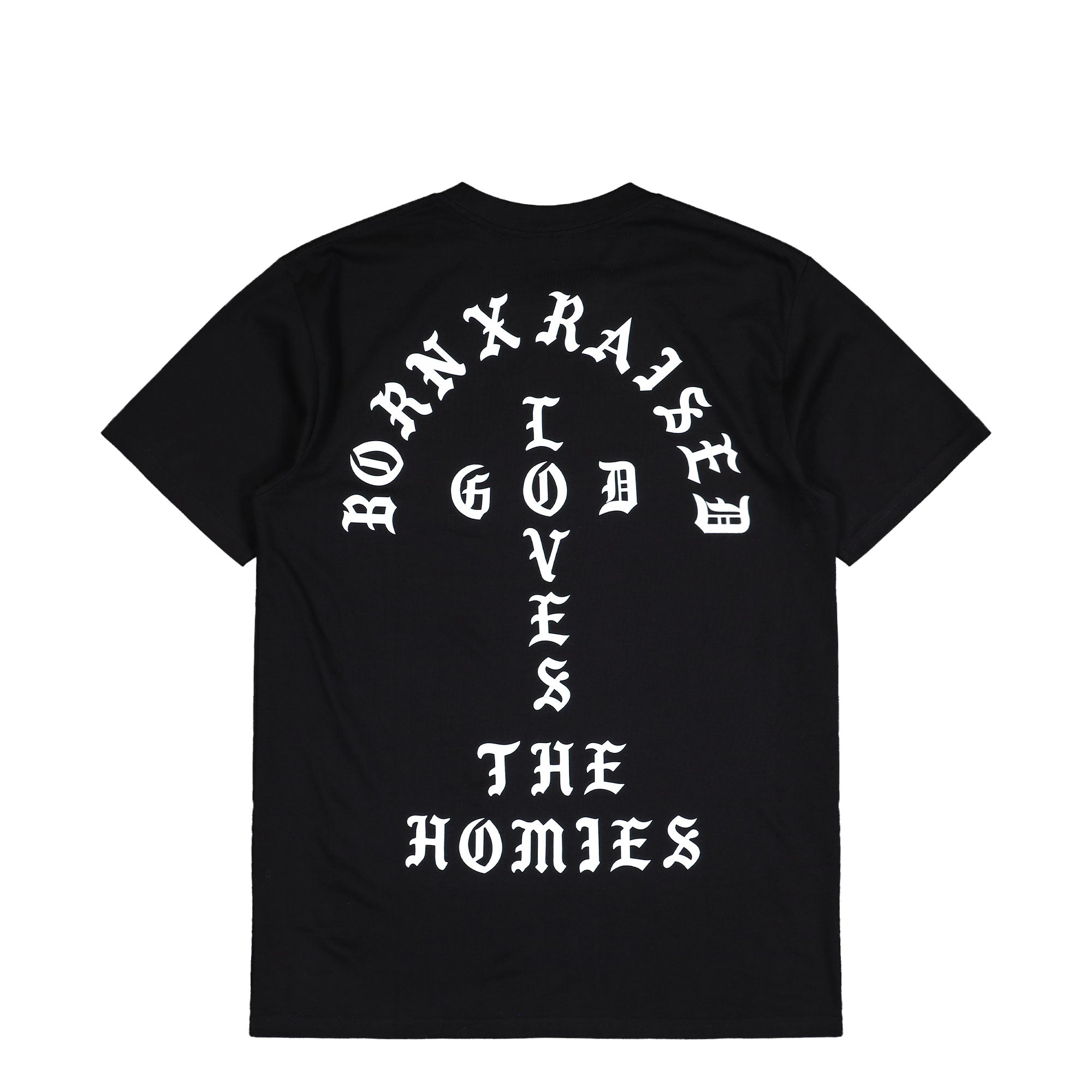 Born x Raised Unconditional Love Tee Black T-Shirts B0001UNCON-BLK Close-up | Overkill