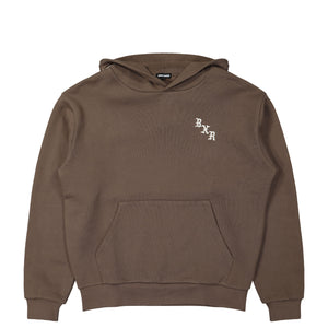 Born x Raised Embroidered Hoodie Walnut W / Cream Hoodies B0005EMBR2-WLCR | Overkill